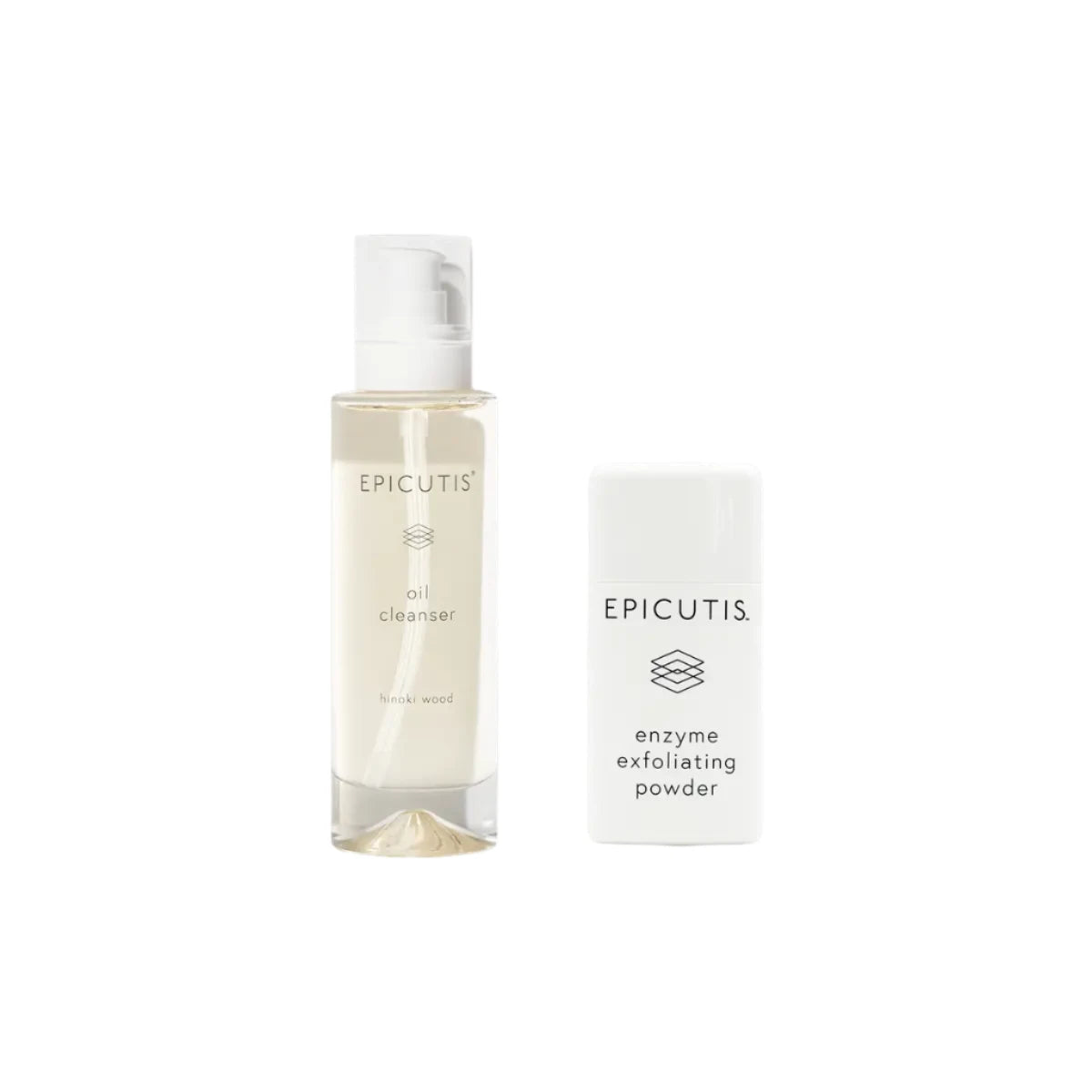 Two skincare products from Epicutis on a white background