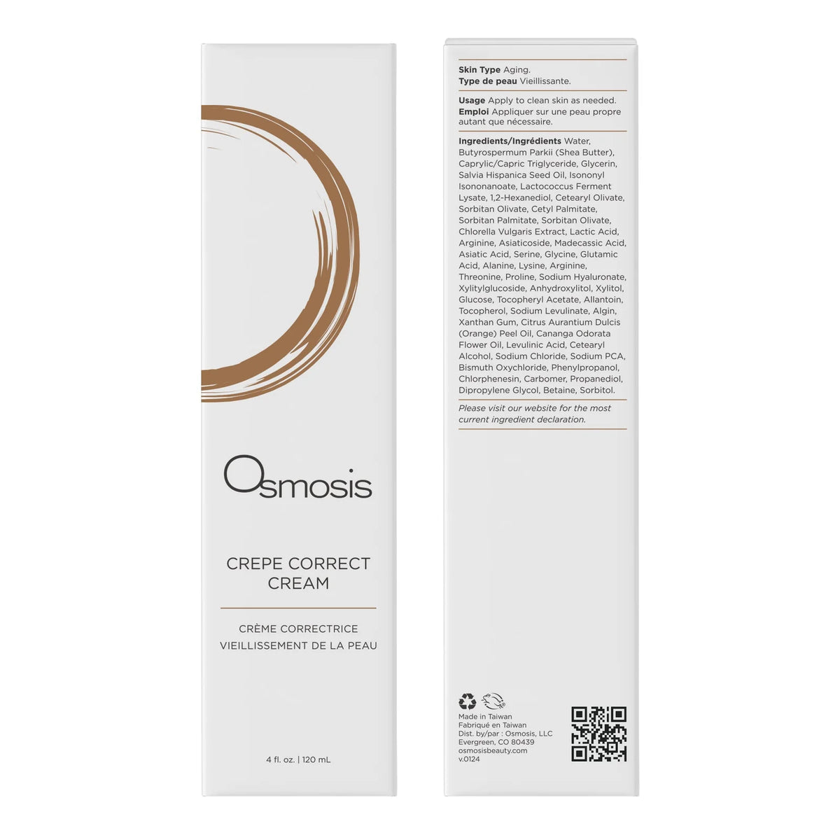 Osmosis Crepe Correct Cream | Smoothing Face and Neck Cream