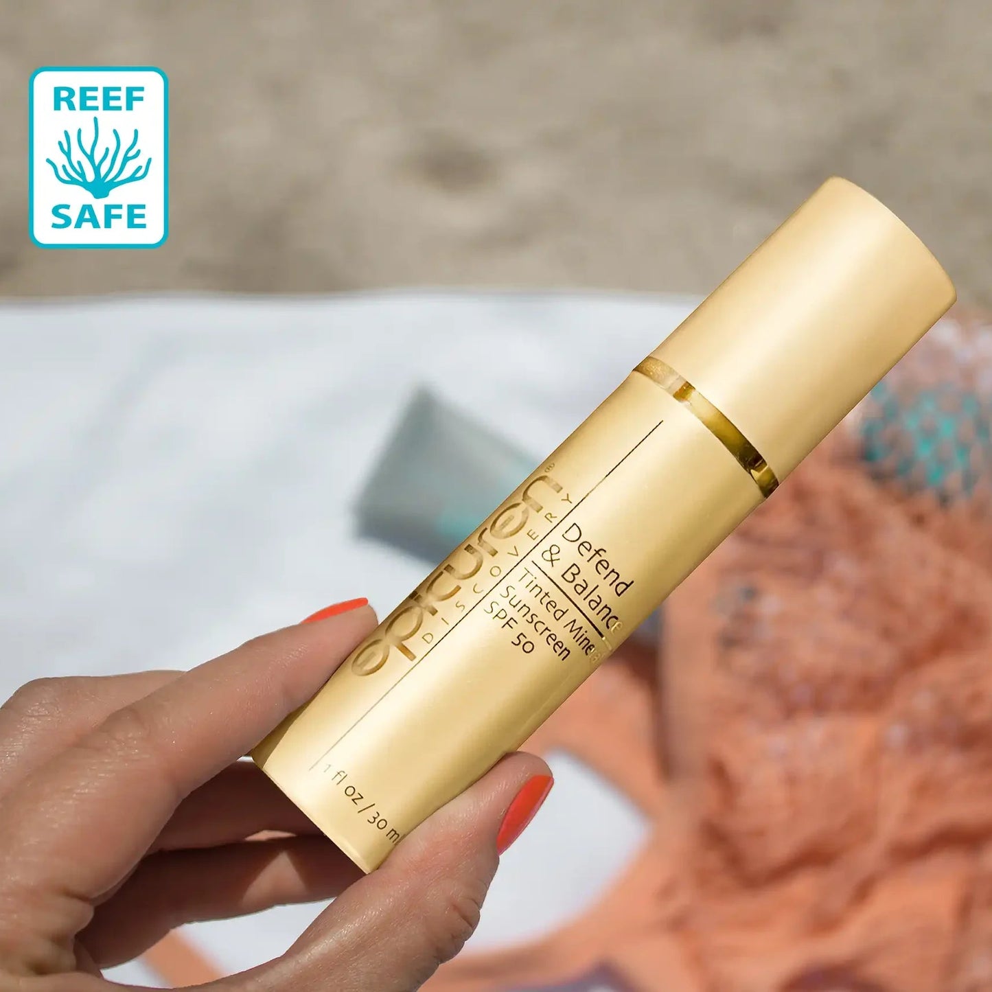Epicuren Discovery Defend & Balance Tinted Mineral Sunscreen SPF 50
