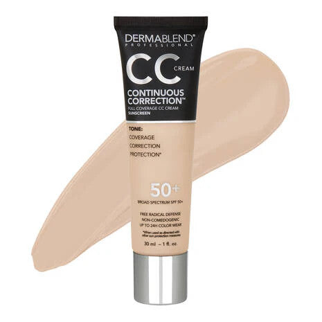 Dermablend Continuous Correction CC Cream SPF 50+ CC Cream Dermablend