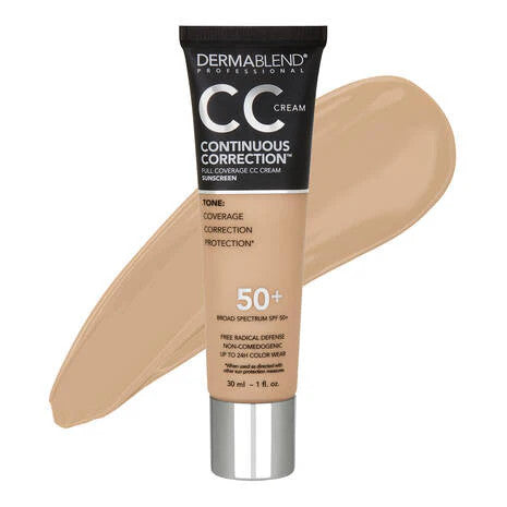 Dermablend Continuous Correction CC Cream SPF 50+ CC Cream Dermablend