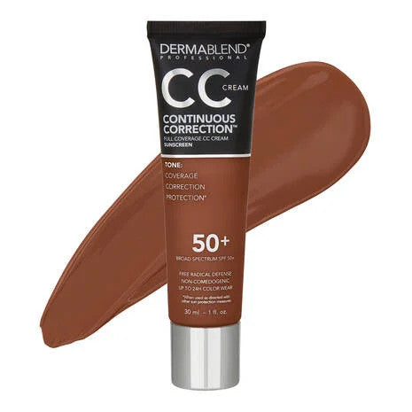 Dermablend Continuous Correction CC Cream SPF 50+ CC Cream Dermablend