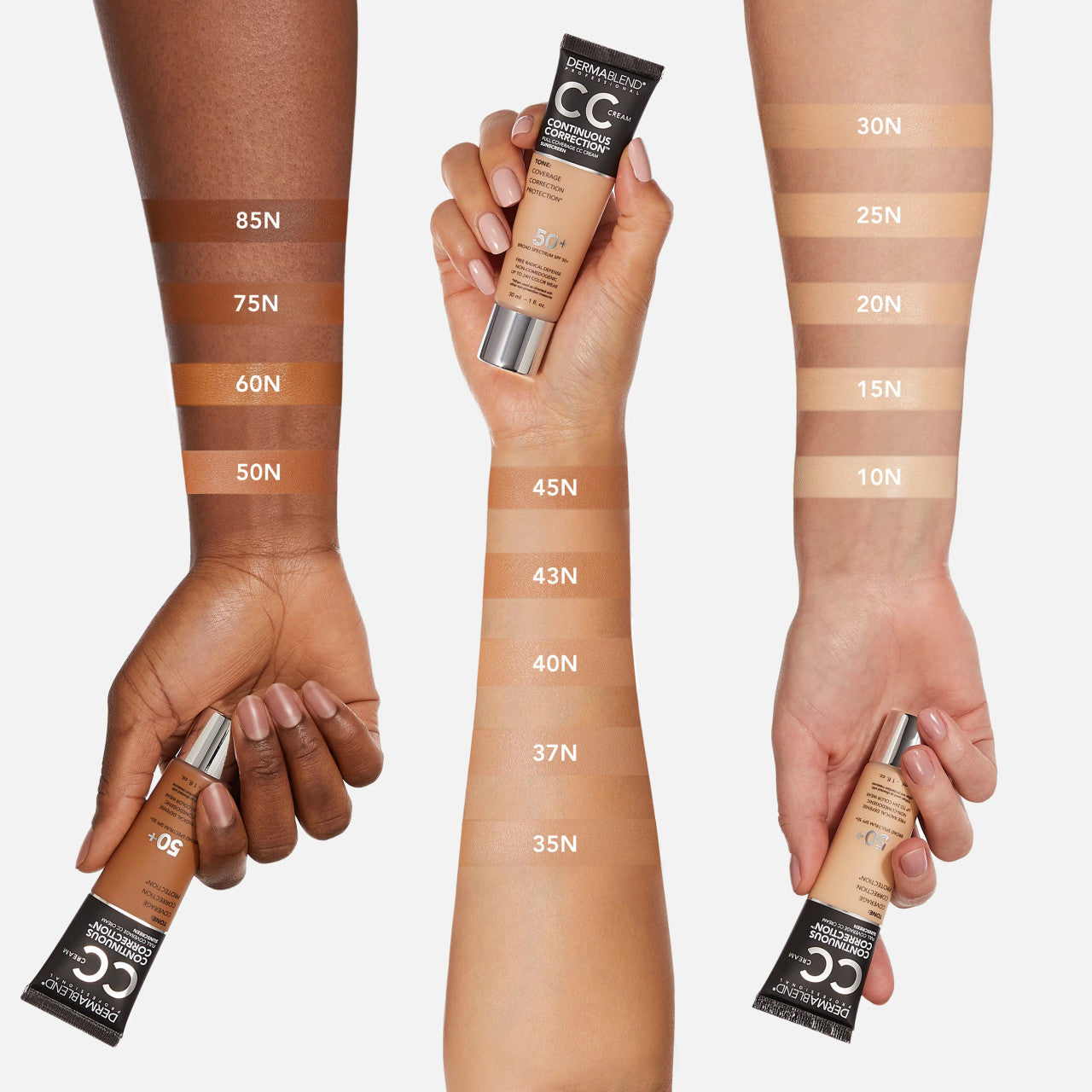 Dermablend Continuous Correction CC Cream SPF 50+ CC Cream Dermablend