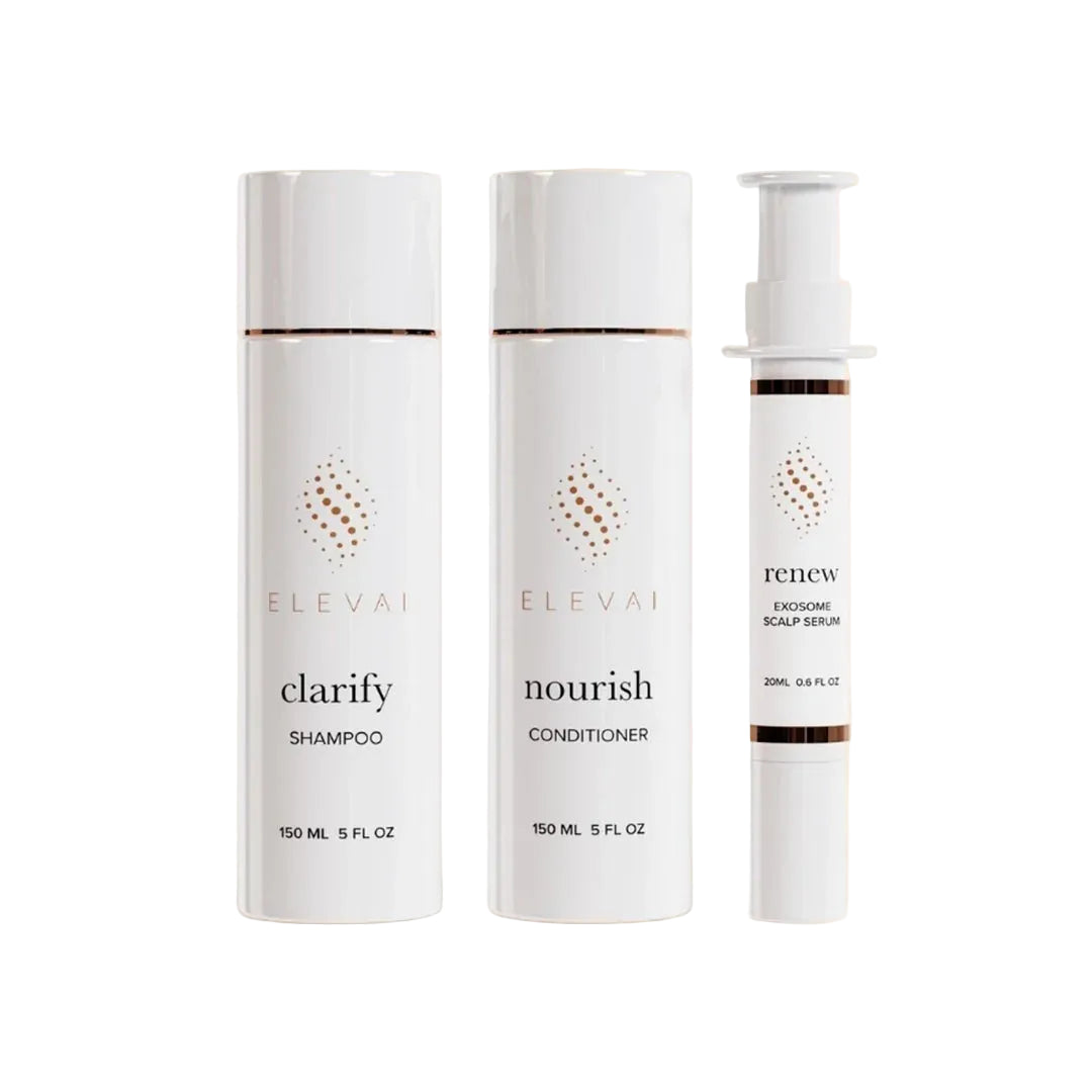 Elevai Root Renewal System™ | Exosome Regenerative Kit for Hair Loss on white background