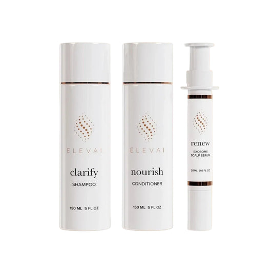 Elevai Root Renewal System™ | Exosome Regenerative Kit for Hair Loss on white background