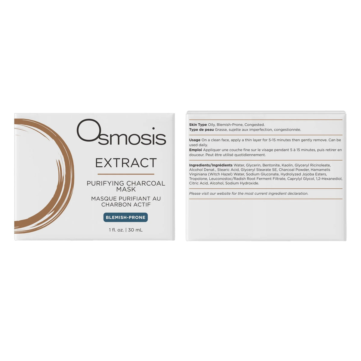 Osmosis Extract Mask | Purifying Charcoal Mask