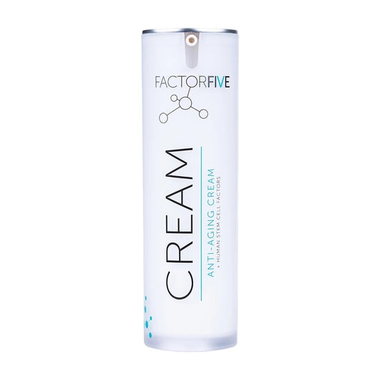 Factor Five Cream packaging on a white background