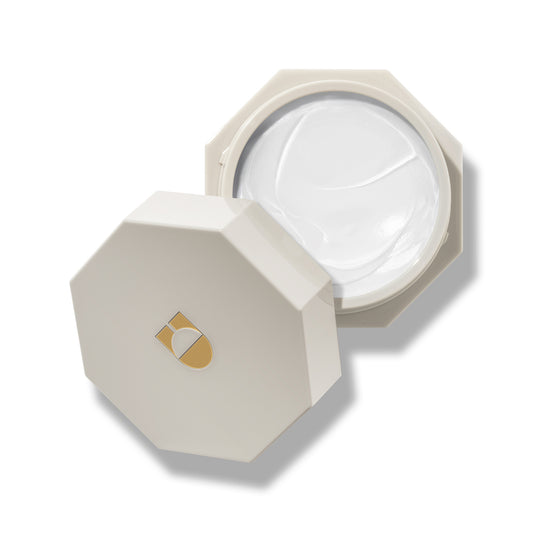 Eighth Day Ulta-Rich Moisturizer with a lid open on a white background