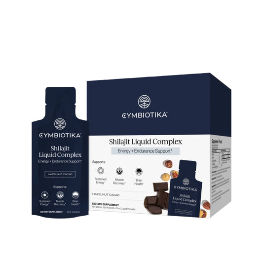 Cymbiotika Shilajit Liquid Complex packaging on a white background