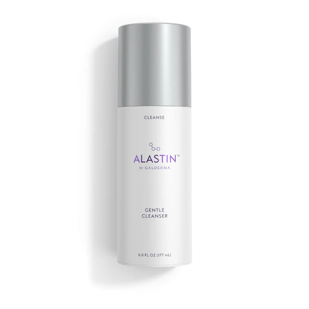 Alastin Gentle Cleanser bottle on a white background