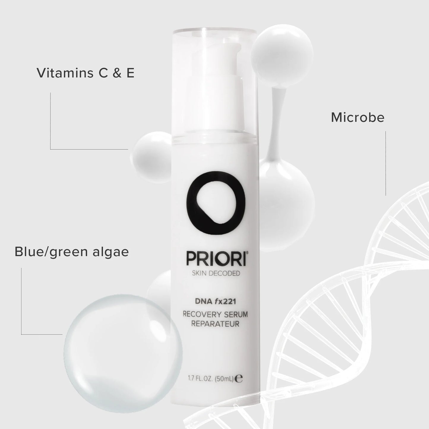 PRIORI DNA Recovery Serum Serums & Treatments PRIORI