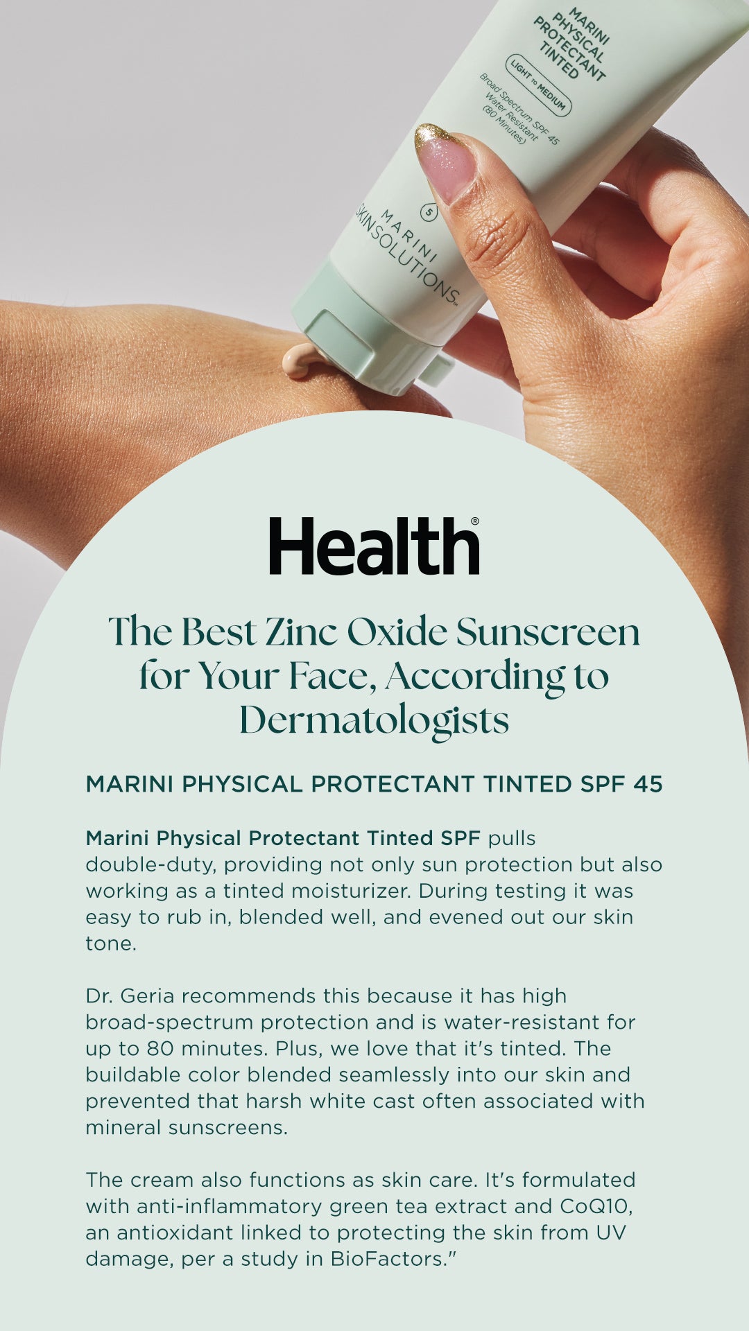 Marini Skin Solutions Marini Physical Protectant SPF 45 Tinted
