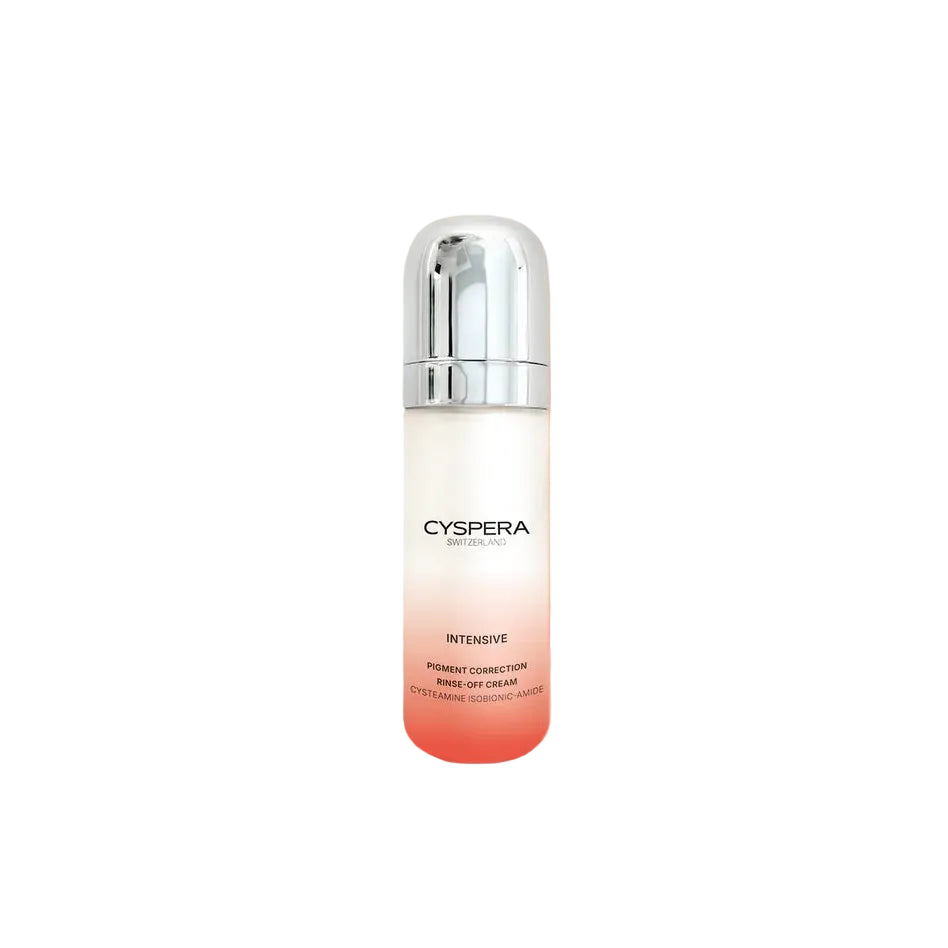Cyspera intensive skincare bottle on a white background