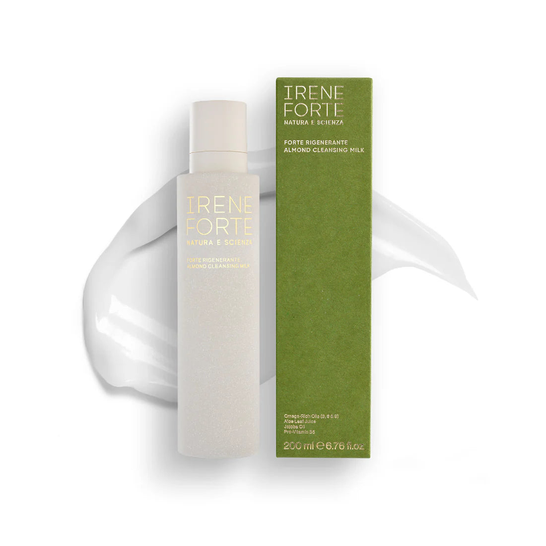 Irene Forte Almond Cleansing Milk on white background
