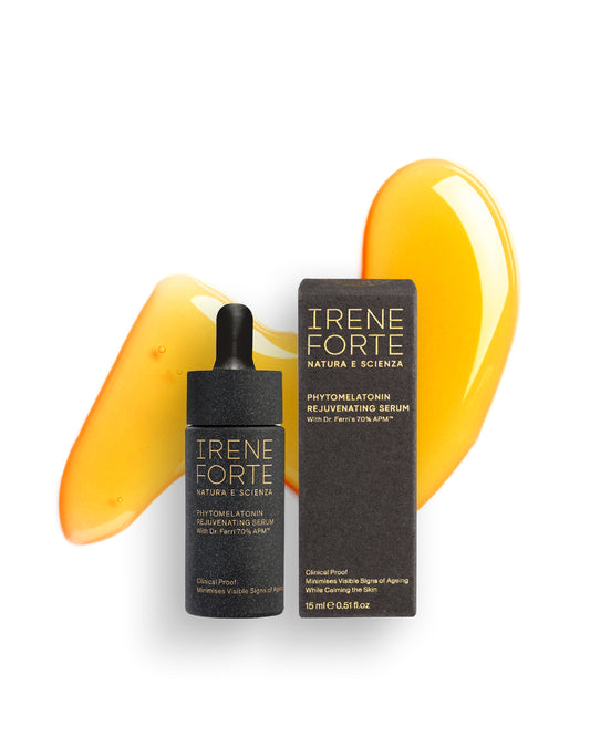 Irene Forte Phytomelatonin Rejuvenating Serum skincare product on white backround