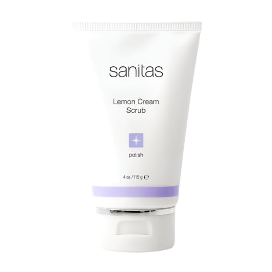 Sanitas Skincare Lemon Cream Scrub Facial Scrubs Sanitas Skincare