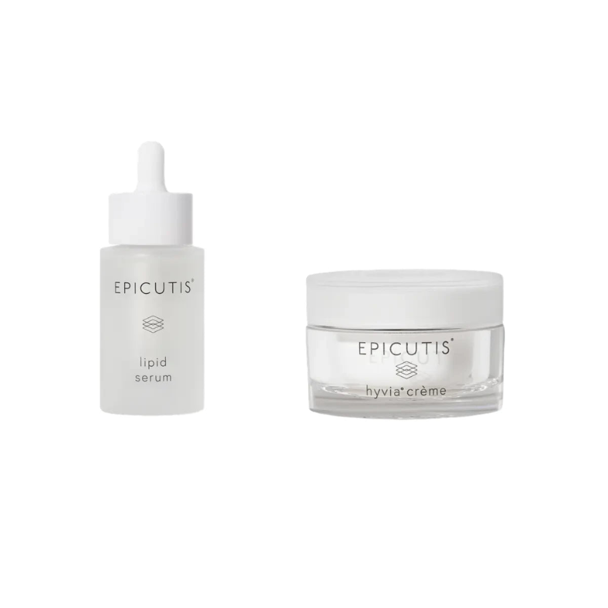 Two skincare products from Epicutis on a white background