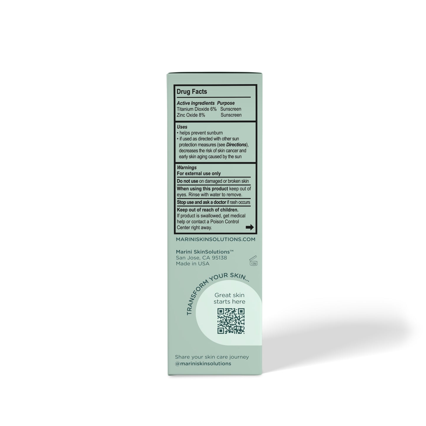 Marini Skin Solutions Marini Physical Protectant SPF 45 Tinted