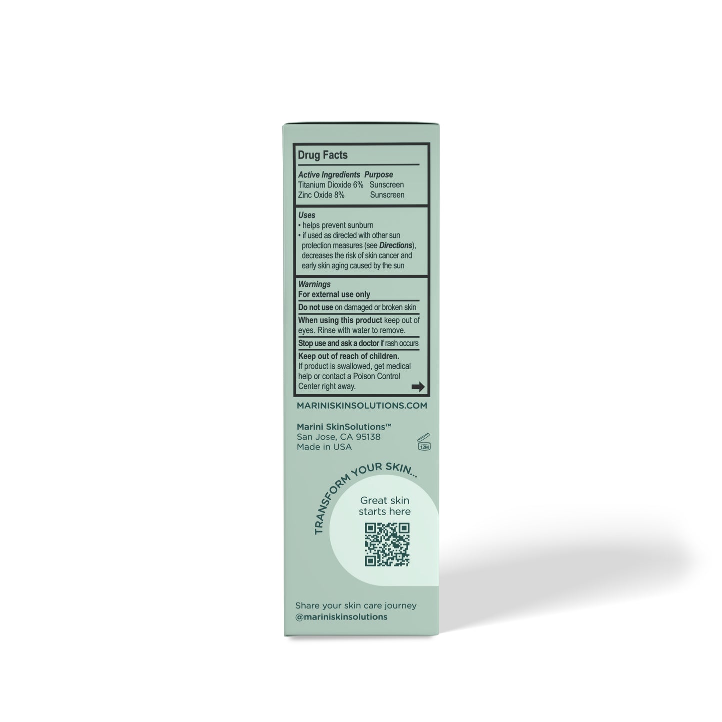 Marini Skin Solutions Marini Physical Protectant SPF 45 Tinted