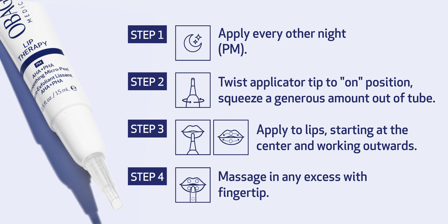 Obagi Lip Therapy AHA+PHA Smoothing Micro-Peel