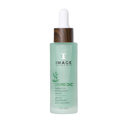 Image Skincare ORMEDIC balancing antioxidant serum bottle on a white background