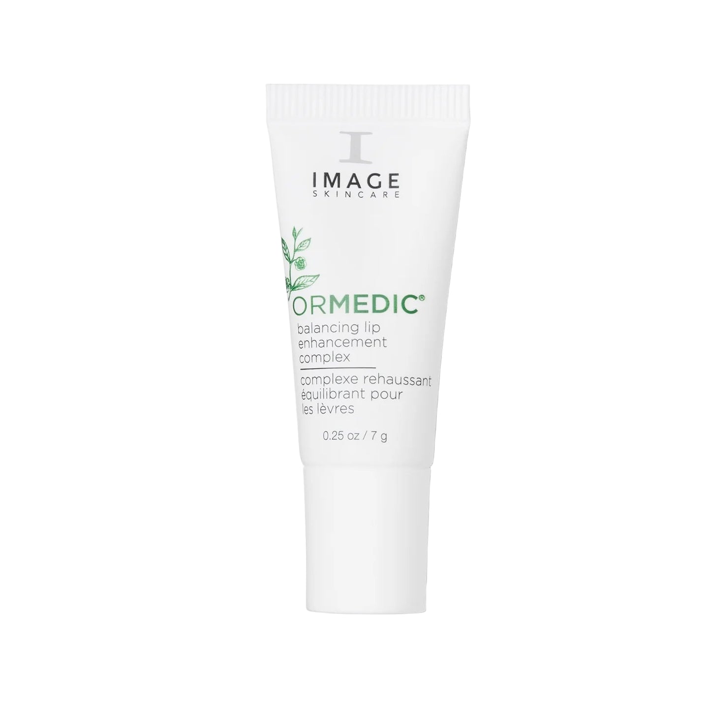 Tube of Image Skincare ORMEDIC balancing lip enhancement complex on a white background