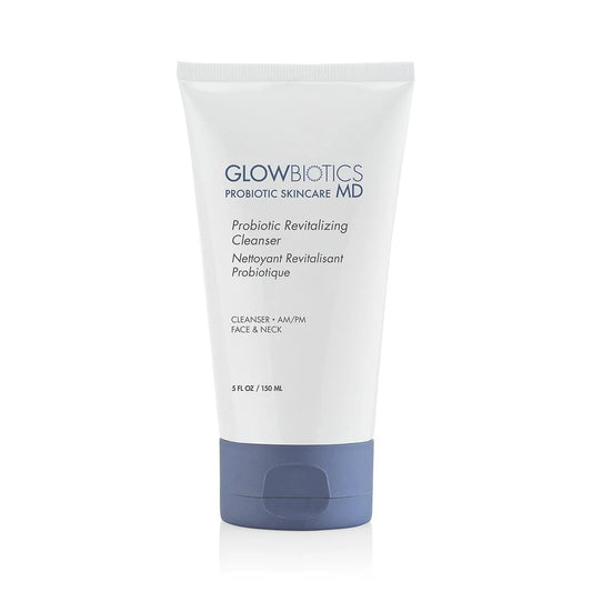 Glowbiotics MD probiotic revitalizing cleanser on a white background