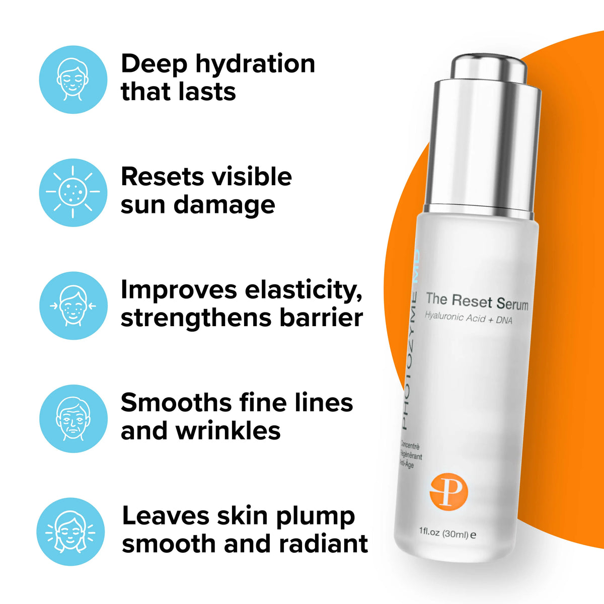 Photozyme MD The Reset Serum Hyaluronic Acid + DNA