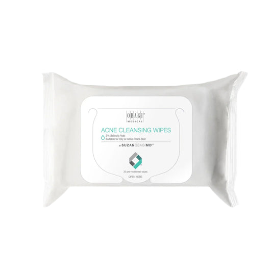 SUZAN OBAGI MD Acne Cleansing Wipes 25 Wipes Facial Cleanser Wipes Obagi