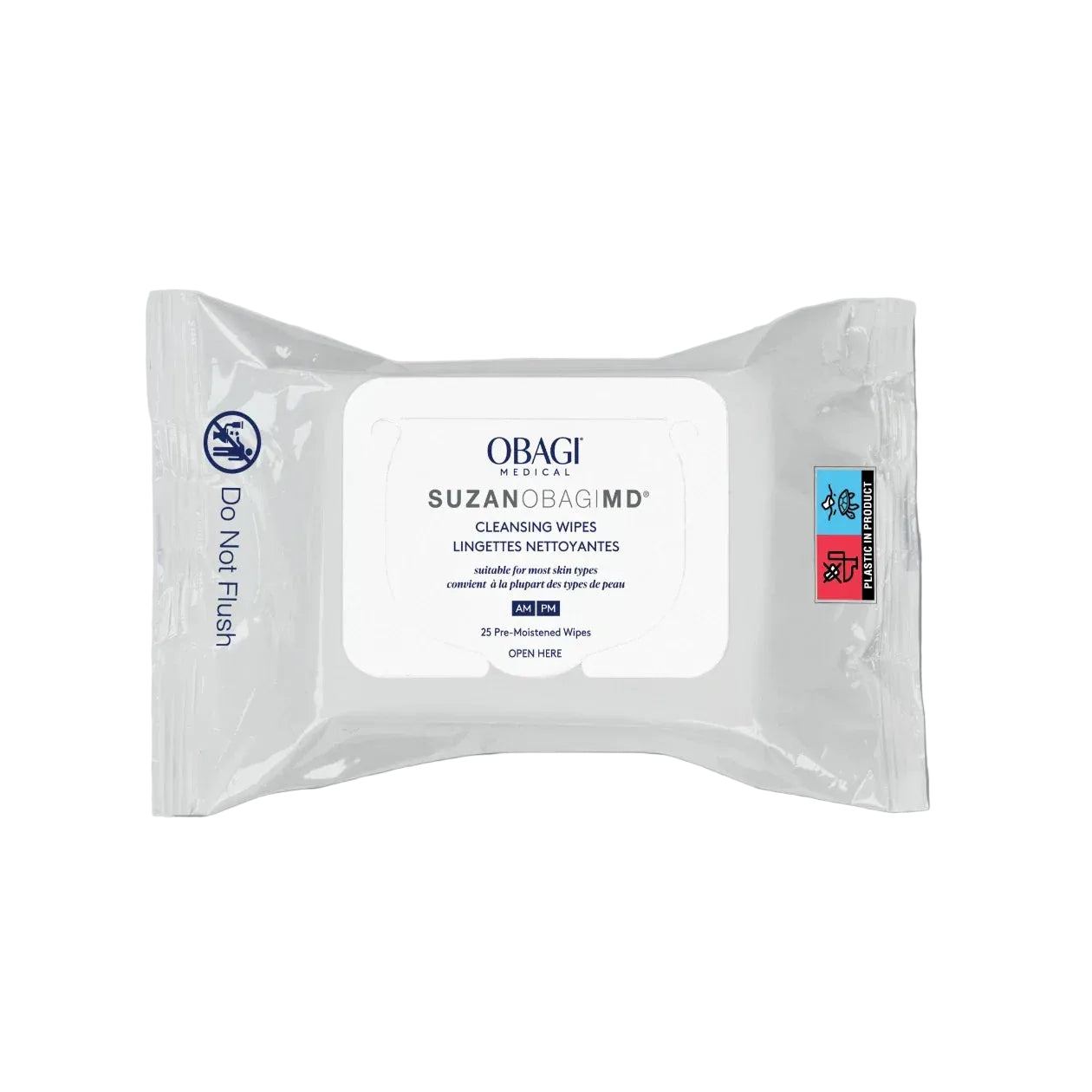 SUZANOBAGIMD®  Cleansing Wipes 25 Wipes on white background