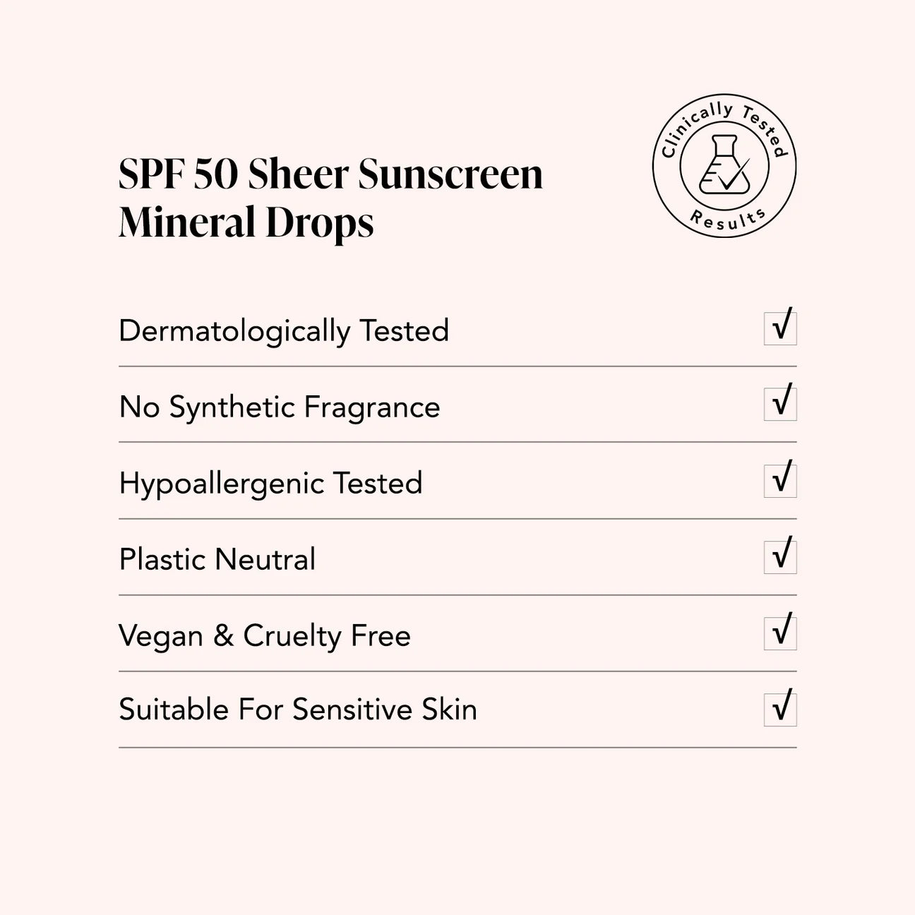 Odacité SPF 50 Sheer Sunscreen Mineral Drops