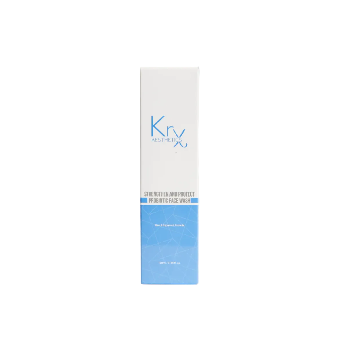 KrX Aesthetics Strengthen + Protect Probiotic Face Wash on white background