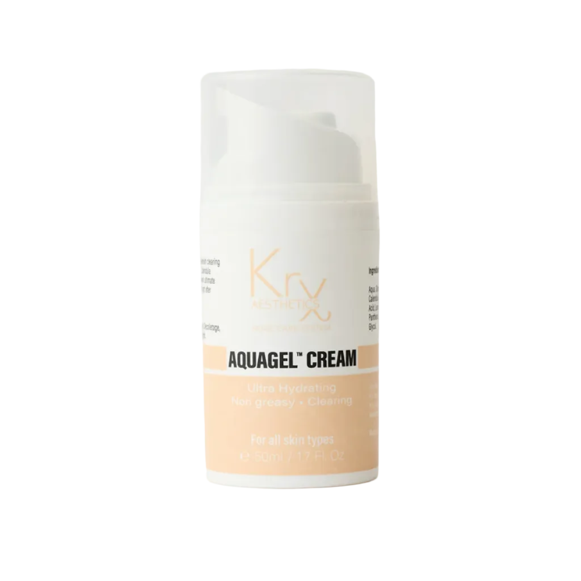 KrX Aesthetics AquaGel™ Cream on white background