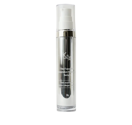 KrX Aesthetics The Face Lift Intensive Firming Serum on white background