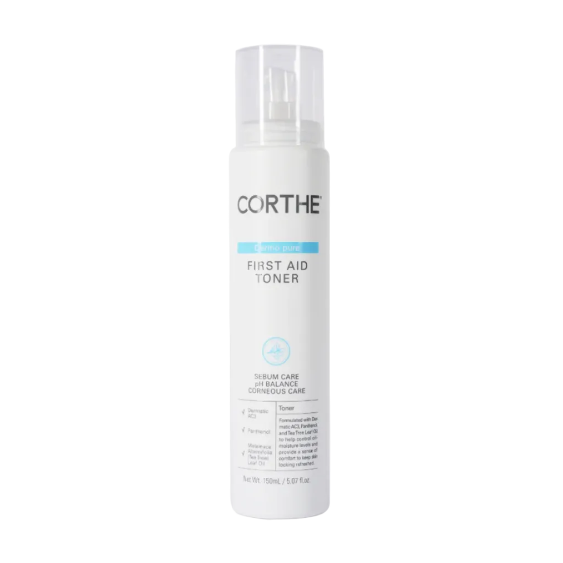 Corthe First Aid Toner bottle on a white background