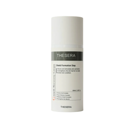 Thesera Growth Recovery Cream on white backgroundd