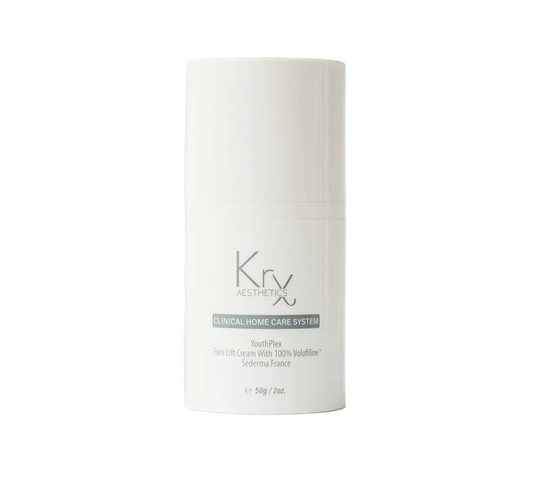KrX Aesthetics Youthplex Face Lift Cream on white background