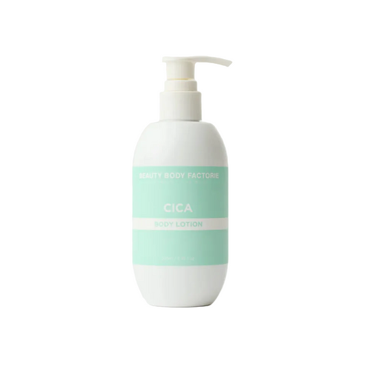 KrX Aesthetics Body Factorie Cica Body Lotion on white background