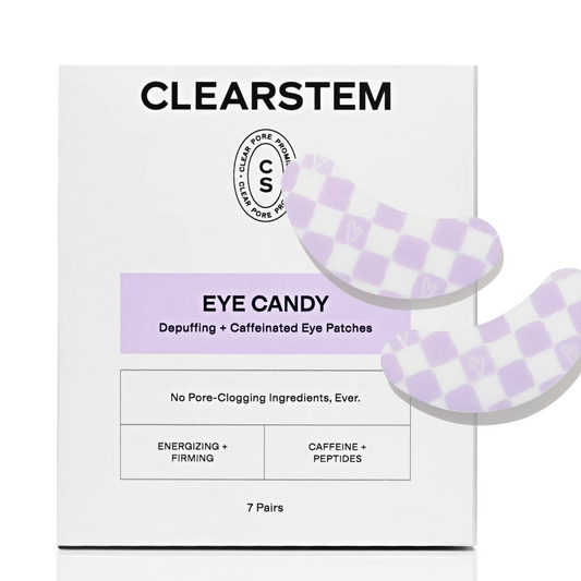 Clearstem Eye Candy eye patches packaging on a white background
