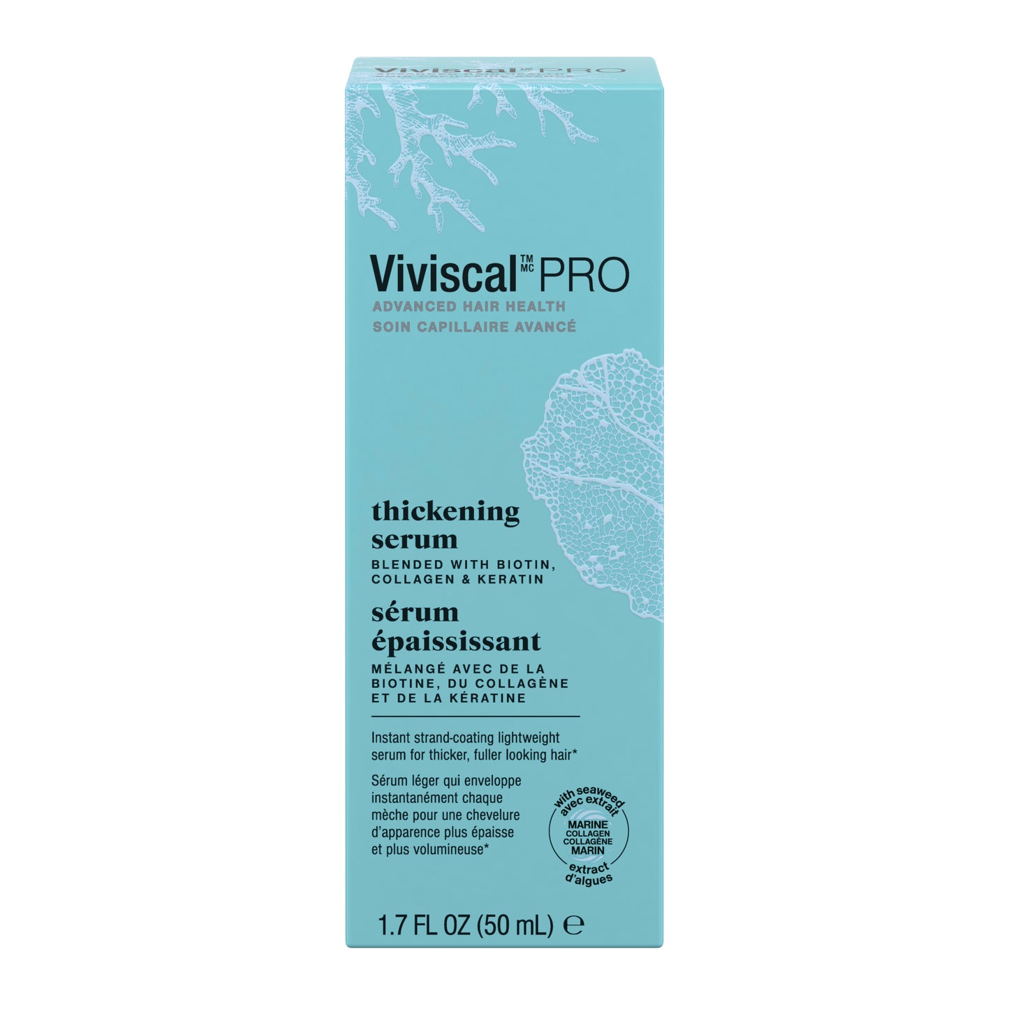 Viviscal PRO Thickening Serum on white background
