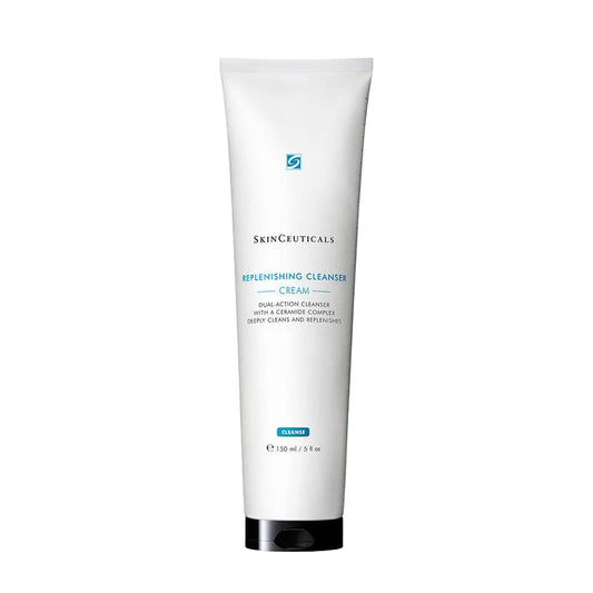 SkinCeuticals Replenishing Cleanser tube on a white background