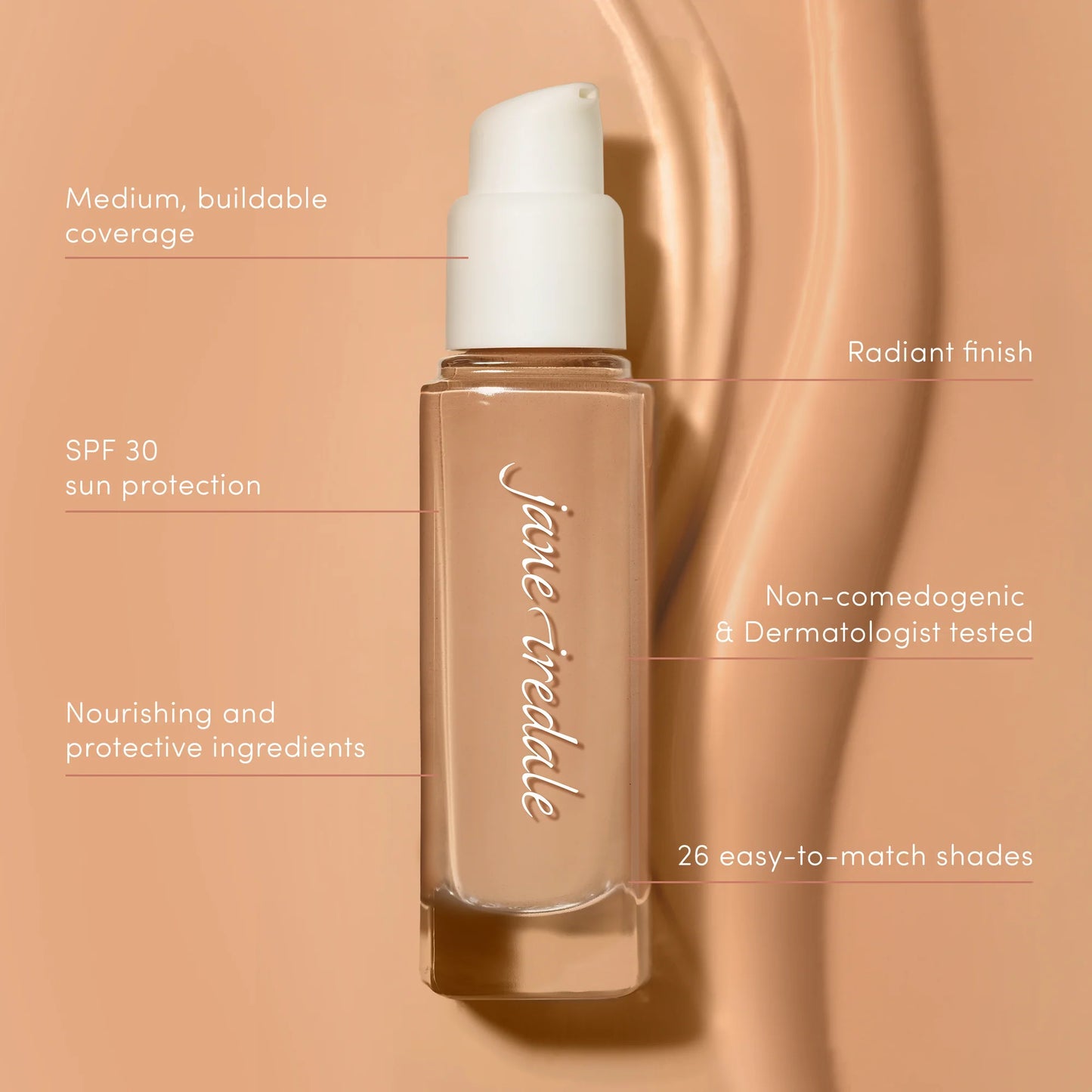 Jane Iredale Skintuition SPF 30 Radiance-Boosting Liquid Foundation
