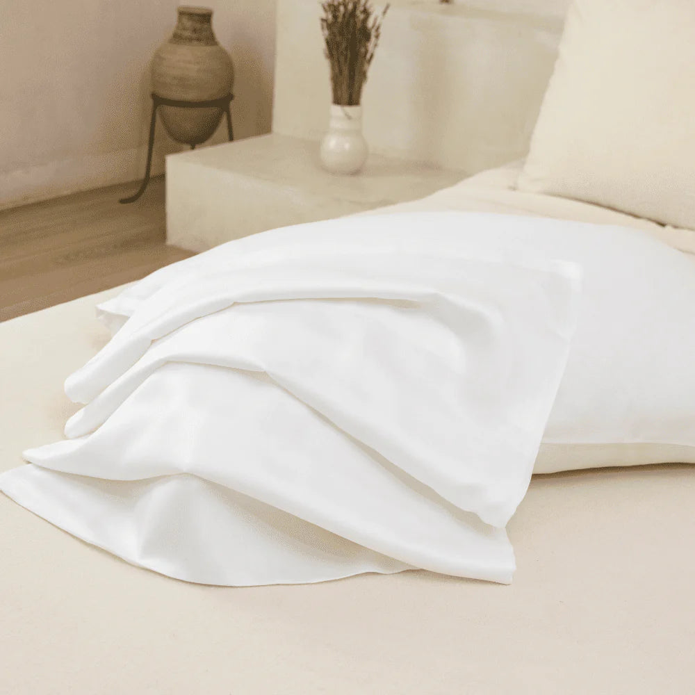 Clean Skin Club Clean Sleep Silver Ion Pillowcases | White