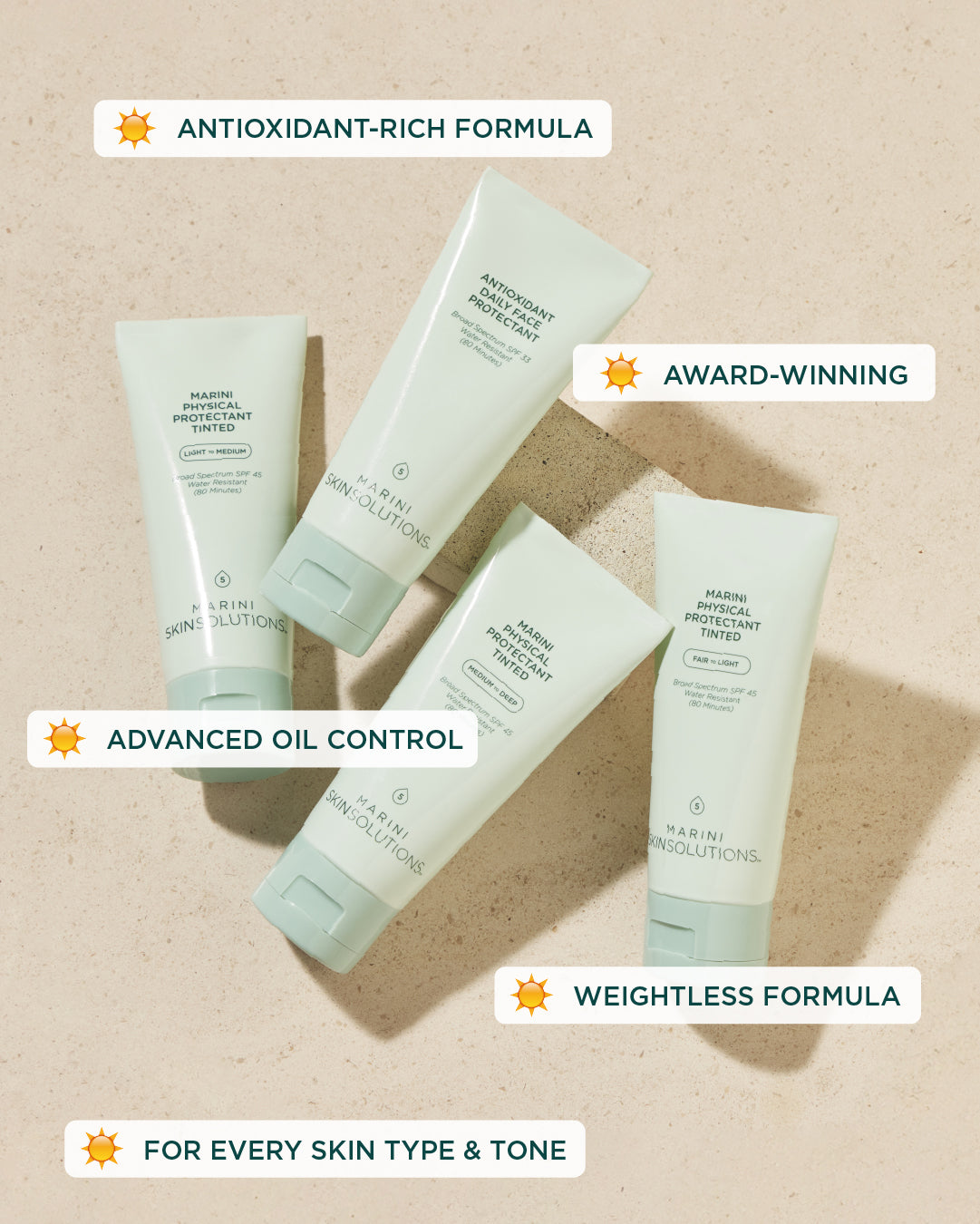 Marini Skin Solutions Marini Physical Protectant SPF 45 Tinted