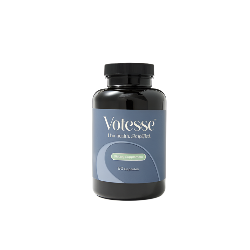 Votesse supplement bottle on a white background