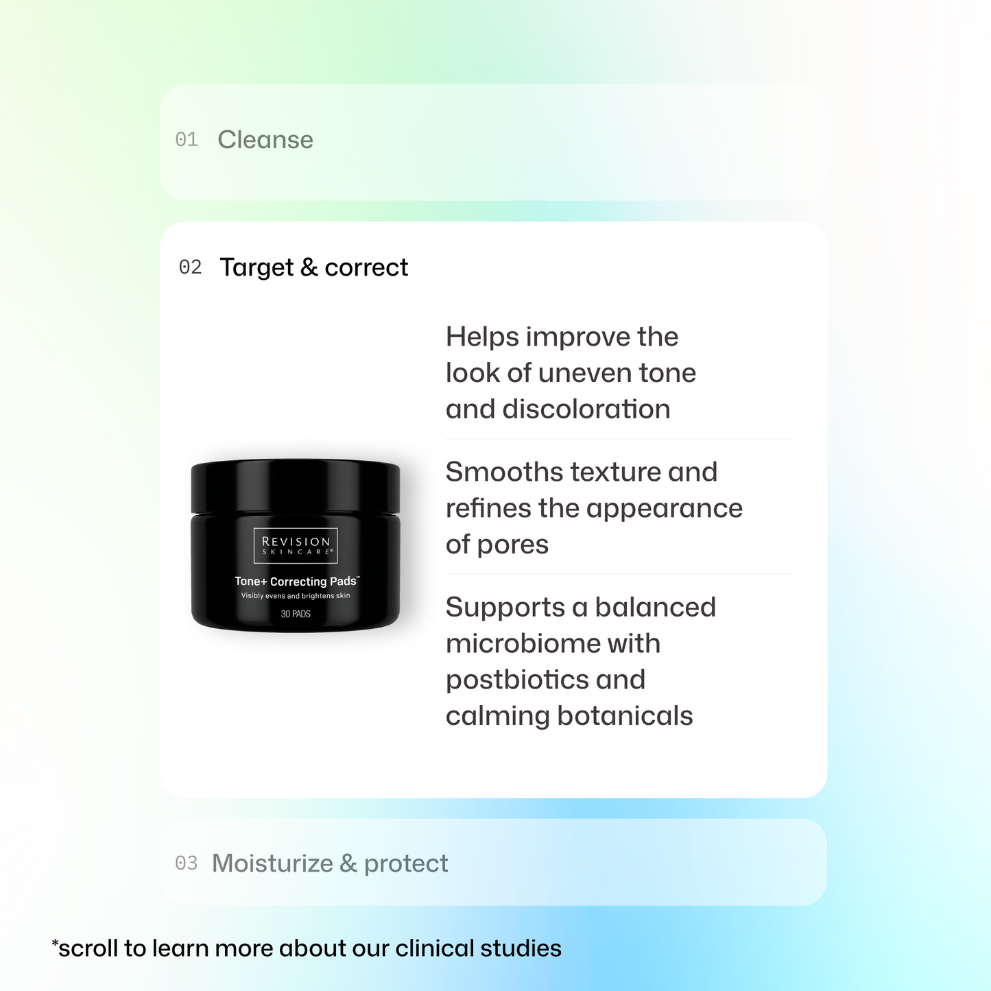 Revision Skincare Tone+ Correcting Pads