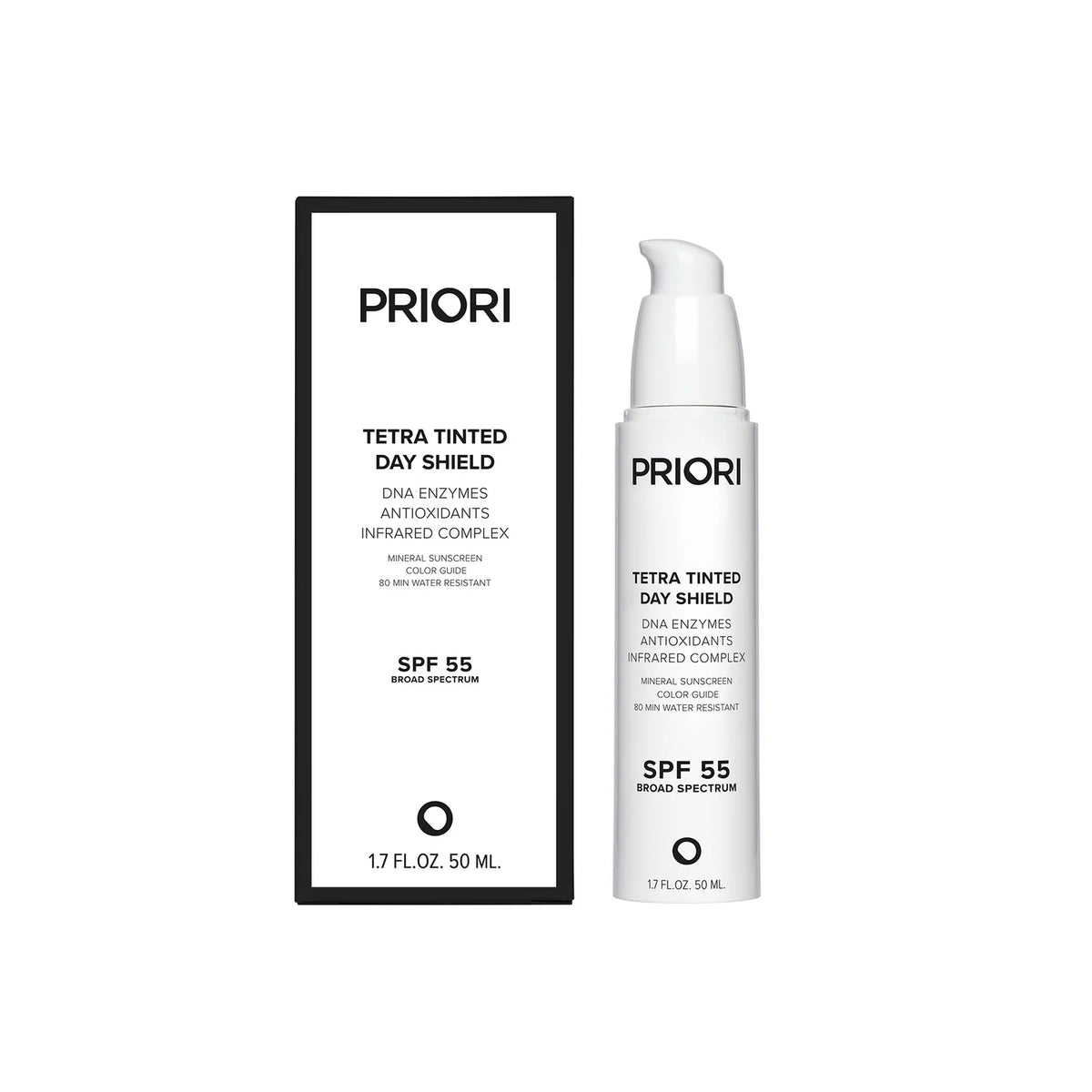 PRIORI TETRA Broad Spectrum SPF 55 with Universal Skin Tint
