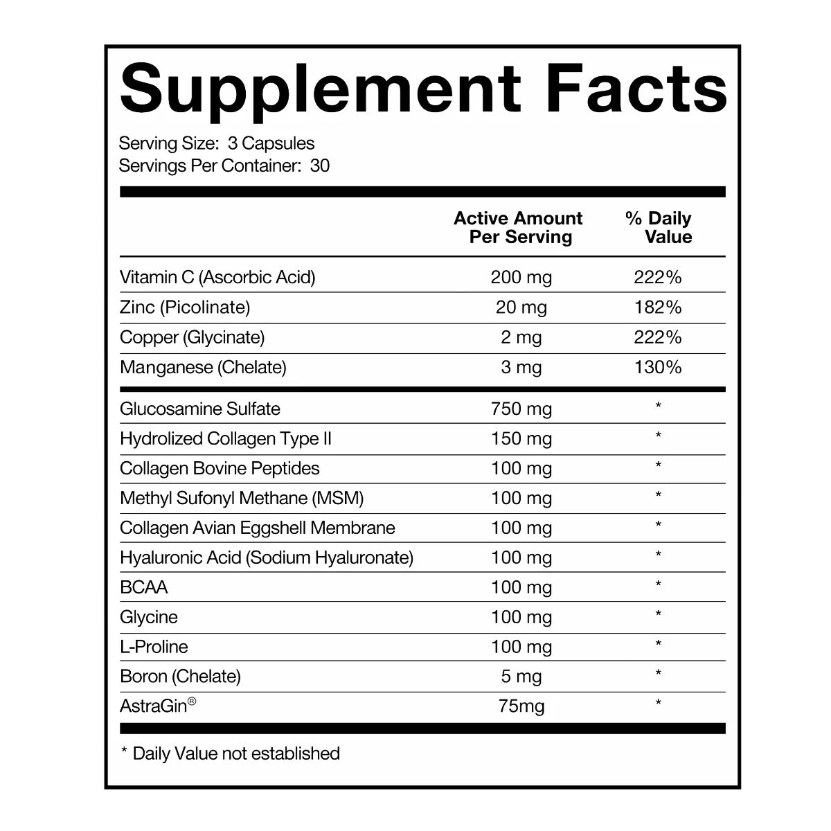 Truth Treatments Collagen Recovery Complex Supplements Truth Treatment Systems