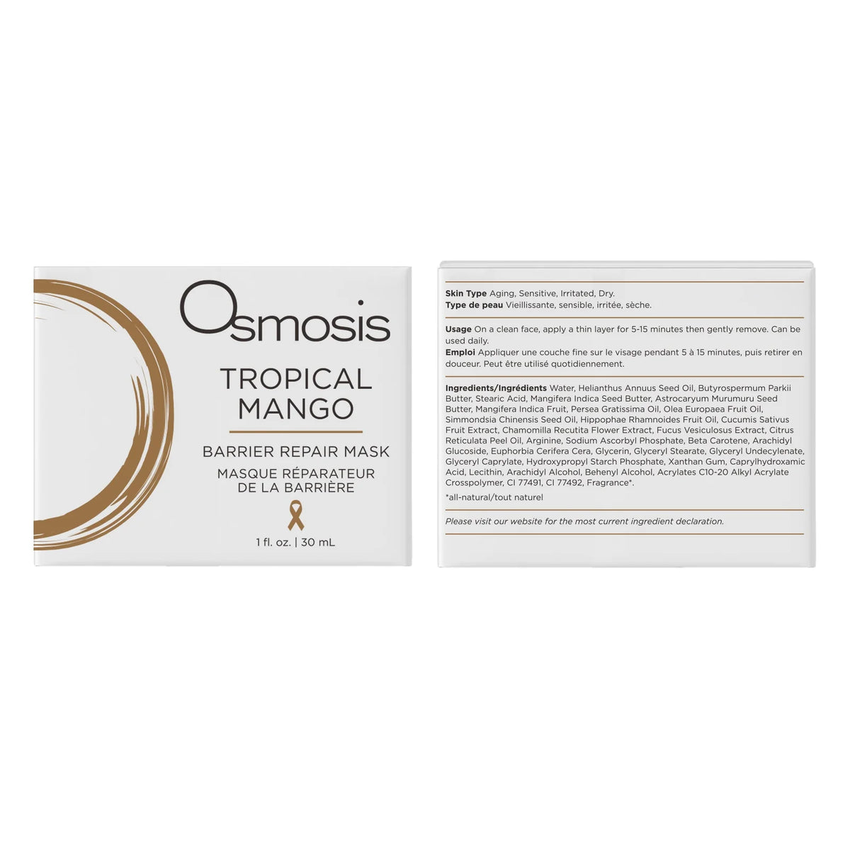 Osmosis Tropical Mango Mask | Barrier Repair Mask