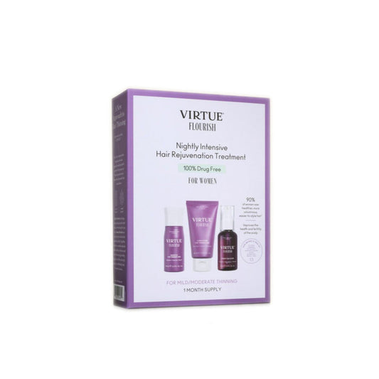 Virtue Flourish Hair Rejuvenation Treatment (Drug Free) 1-month supply Hair Growth Treatments & Supplements Virtue